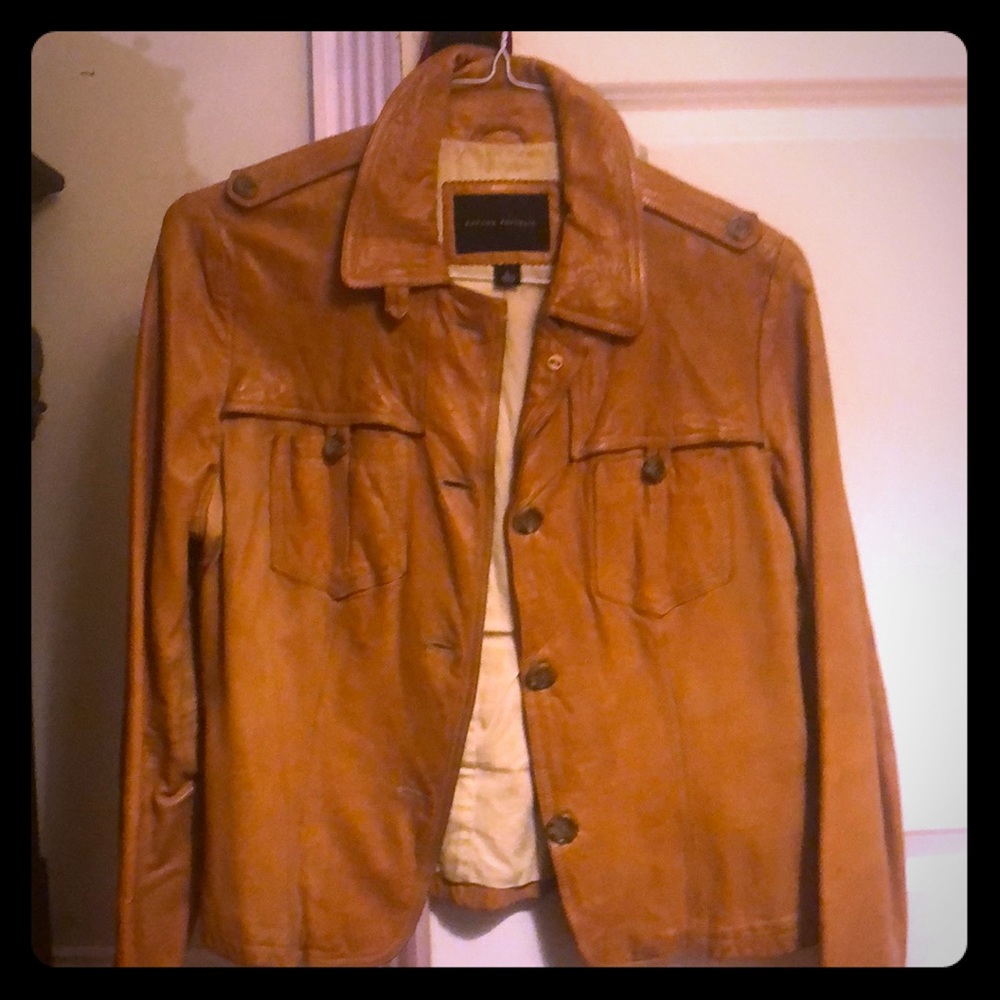 Vintage Banana Republic leather jacket